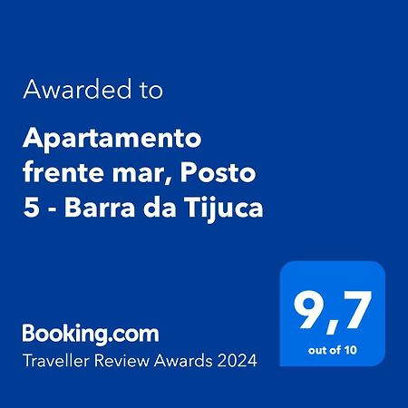 Apartamento Frente Mar, Posto 5 - Barra Da Tijuca Rio de Janeiro Buitenkant foto